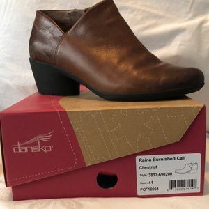 Dansko Raina brown bootie